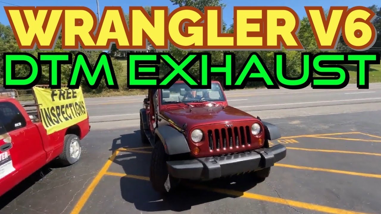 2007 Jeep Wrangler 3.8L V6 EXHAUST w/ DTM MUFFLER!