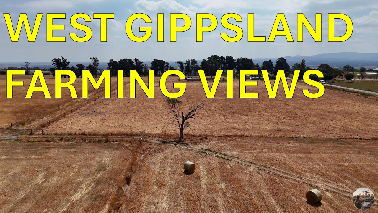 West Gippsland Farming Views from the air, Victoria, Australia