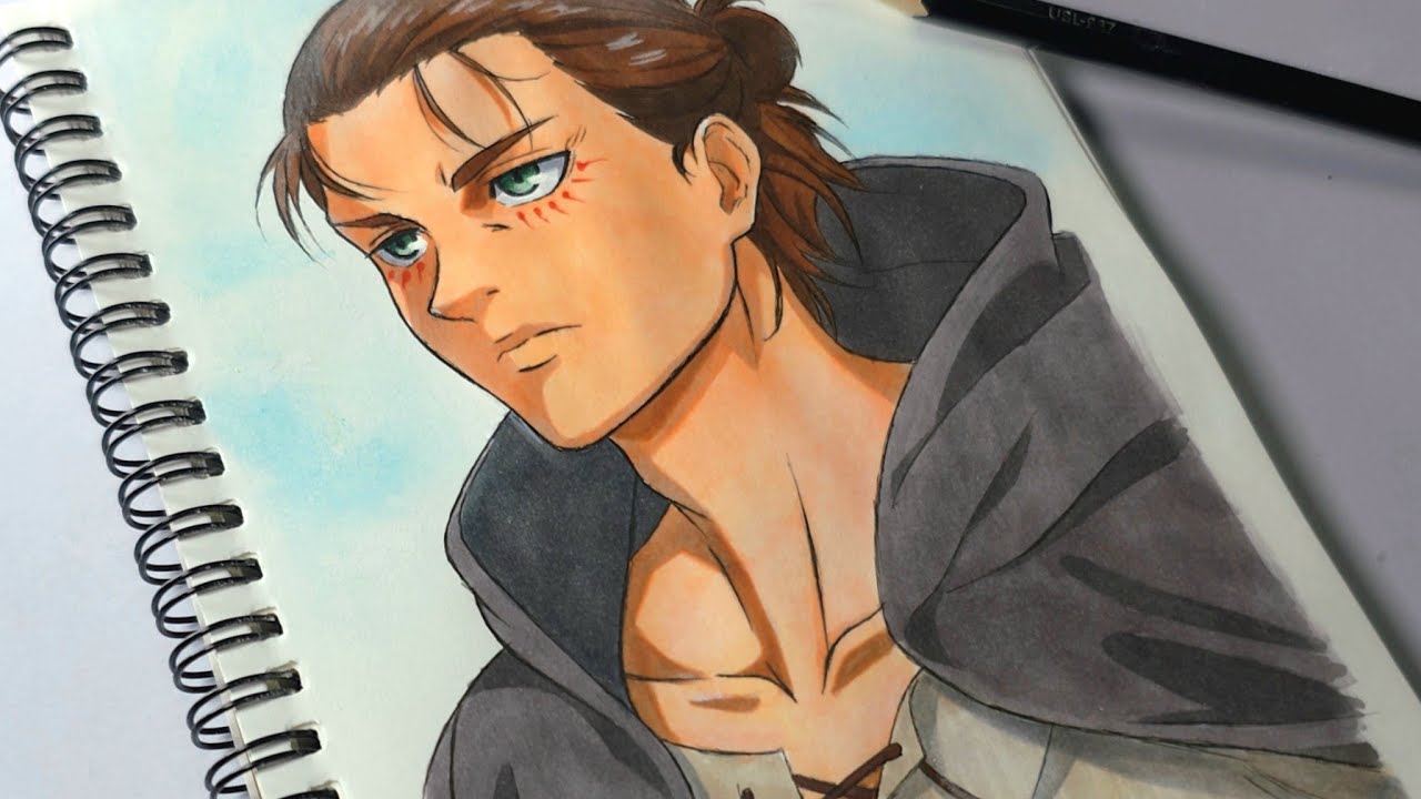 How to Draw Eren Yeager Step by Step Easy Tutorial!