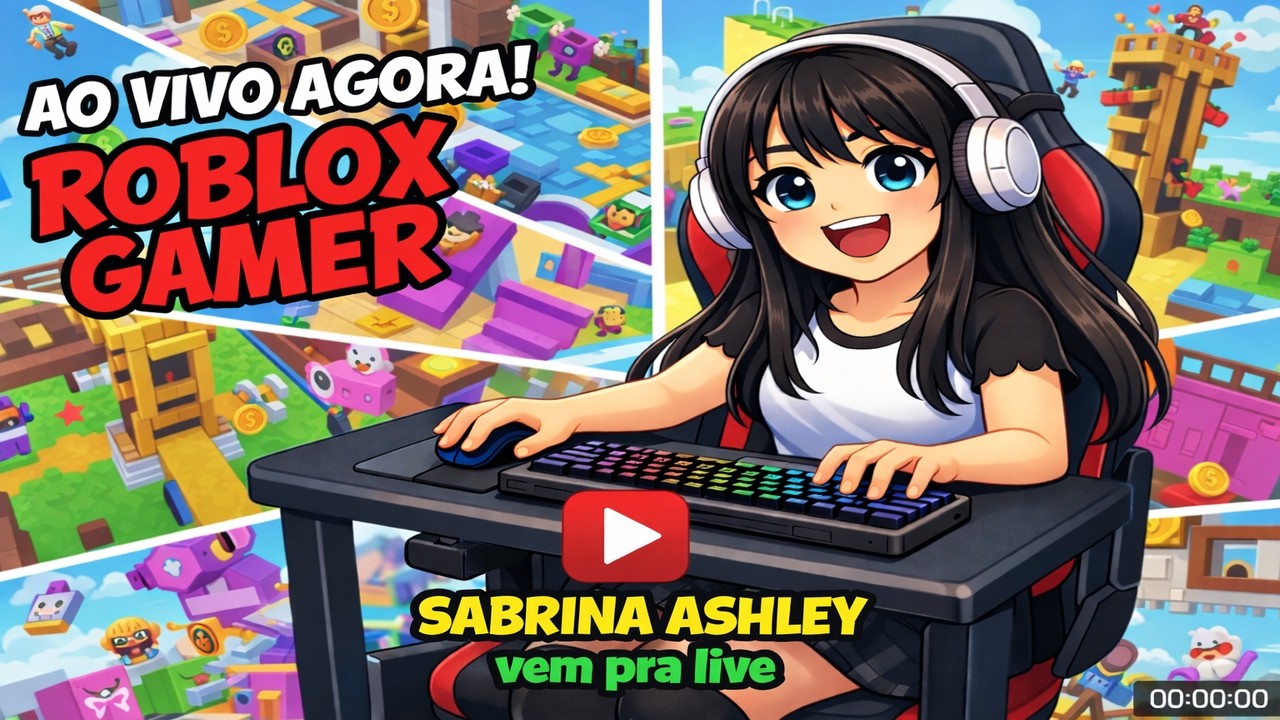 🔴LIVE AGORA - Gameplay com a Sabrina | Vem pra Live🎮✨