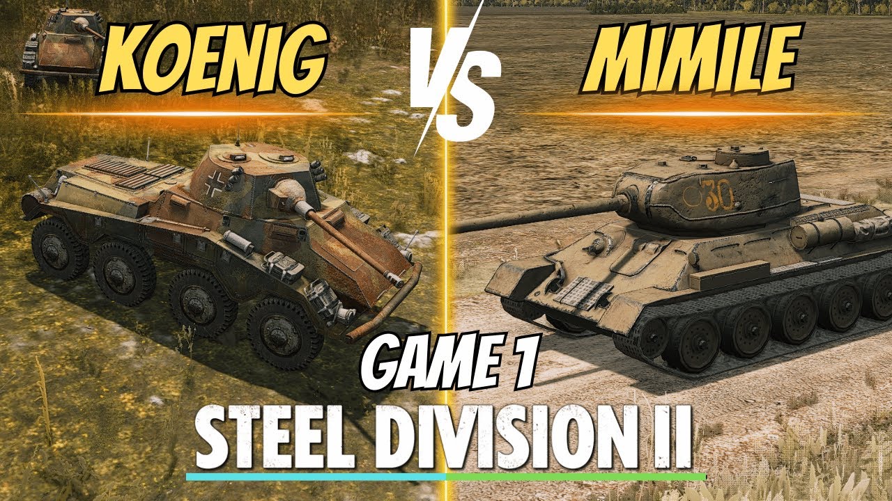 Ахиллесова пята?! SD2 Tournament Match Game 1 &mdash; Steel Division 2