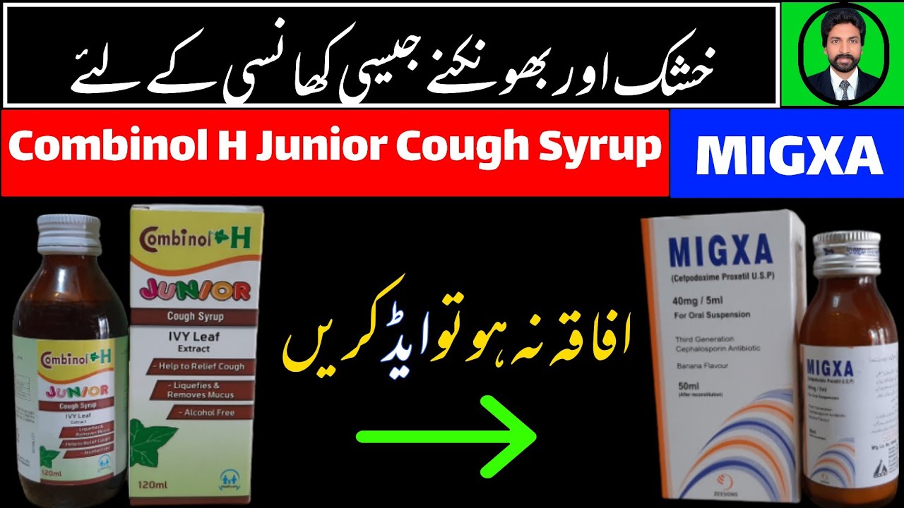 Dry Cough and Migxa Syrup uses In Kids | Crouping Cough & Cefpodoxime Uses| Urdu | Dr.AHMandal