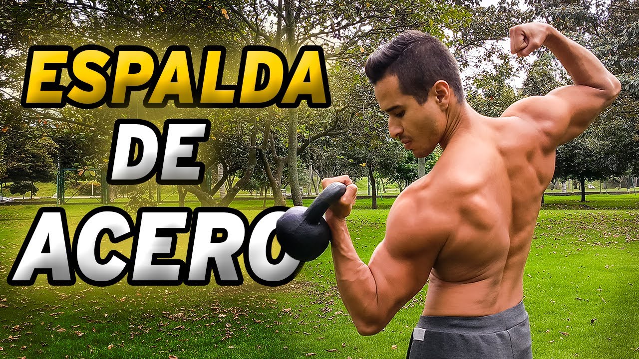 Rutina de ESPALDA y BÍCEPS con Kettlebells: EJERCICIOS BESTIALES
