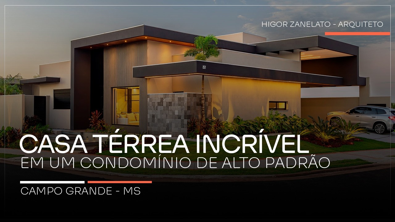 CASA TÉRREA DE ESQUINA INCRÍVEL EM UM CONDOMÍNIO DE ALTO PADRÃO