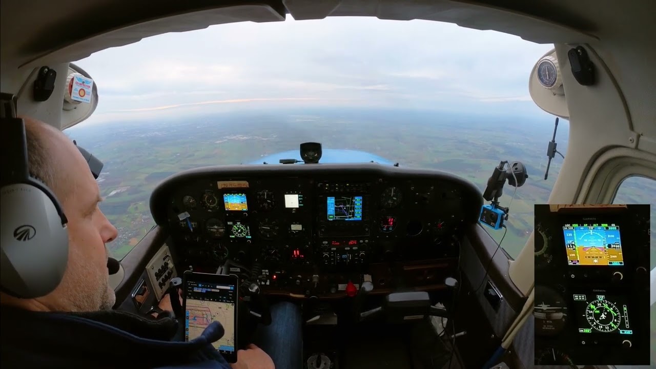 Practise ILS-Approach VFR EDDW - G5 GFC500 C172RG