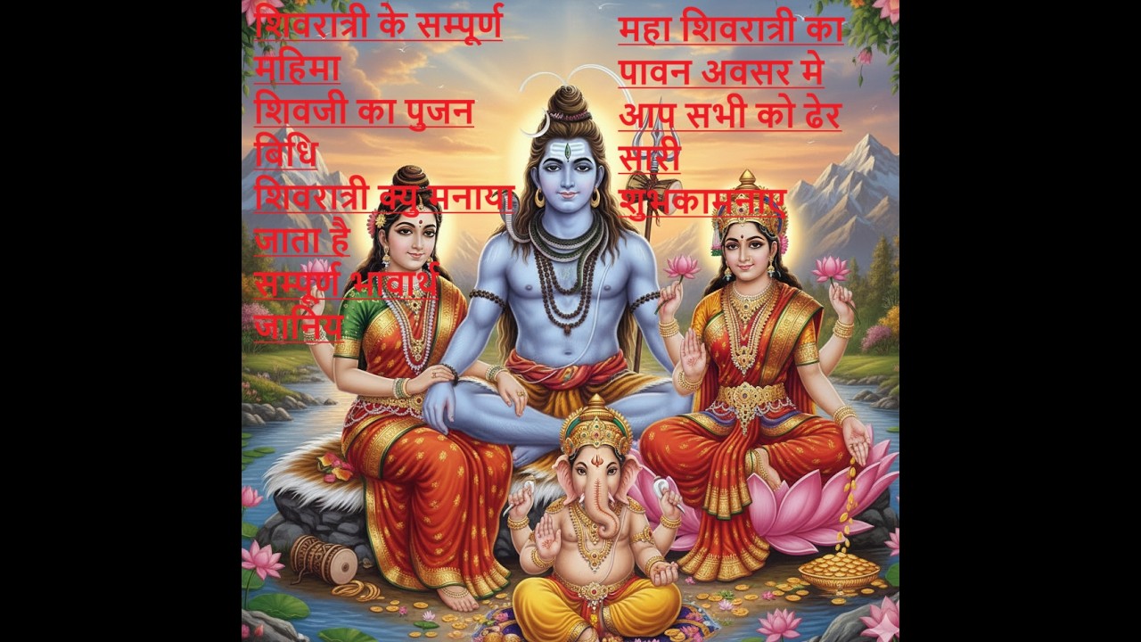 आखिर क्यों मनाई जाती है महाशिवरात्रि? जानिए इसका महत्व और लाभ || shivaratri ki mahima or pujan vidi