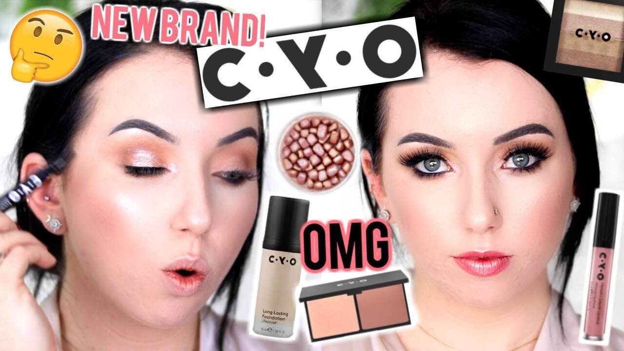 NEW DRUGSTORE BRAND! Testing CYO Makeup First Impressions...