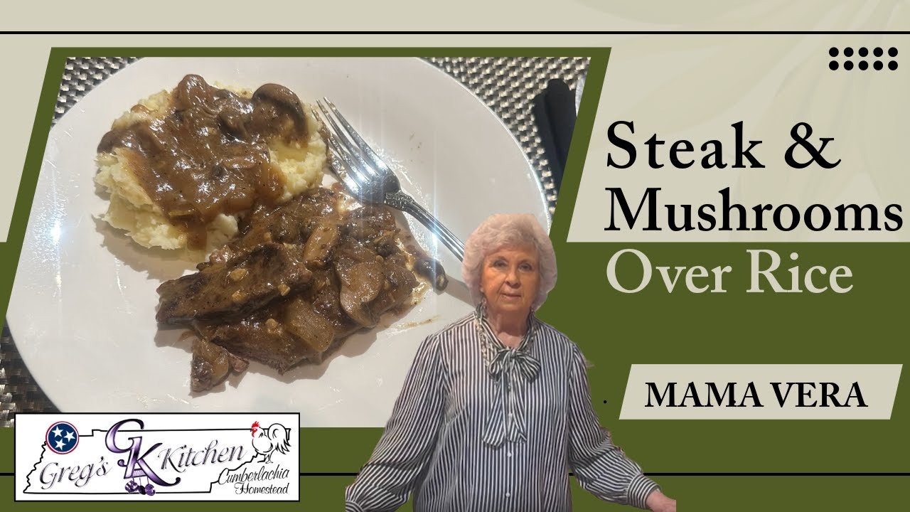 Delicious Mushroom Steak and Rice Recipe