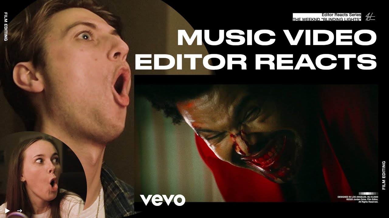 Video Editor Reacts to THE WEEKND - BLINDING LIGHTS (Official Video)