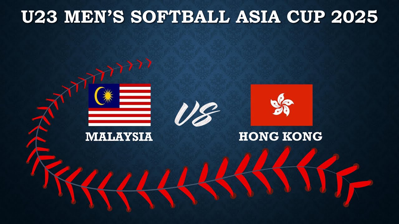 Malaysia vs Hong Kong | U23 Men's Softball Asia Cup 2025