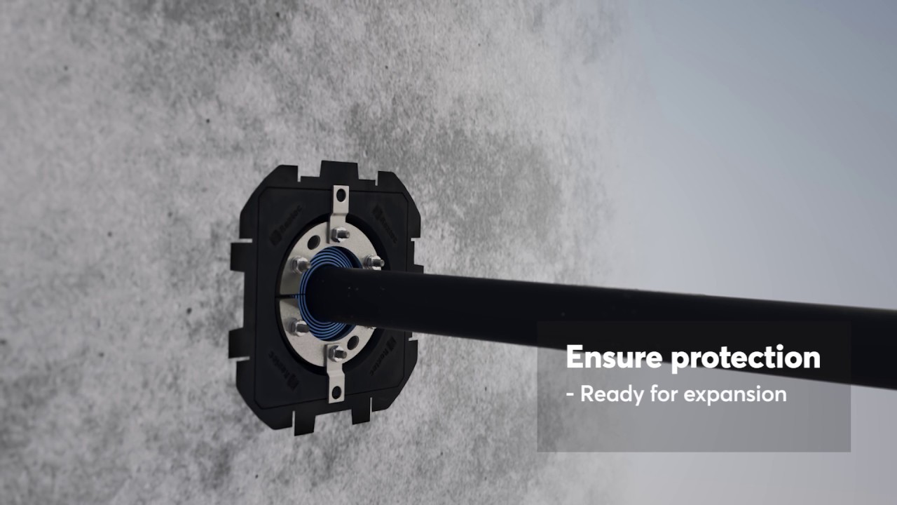 Roxtec knock-out sleeve - for onsite construction