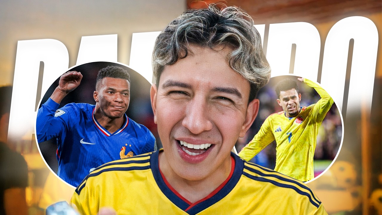 IRL REACCIONANDO AL PARTIDO DE COLOMBIA VS FRANCIA