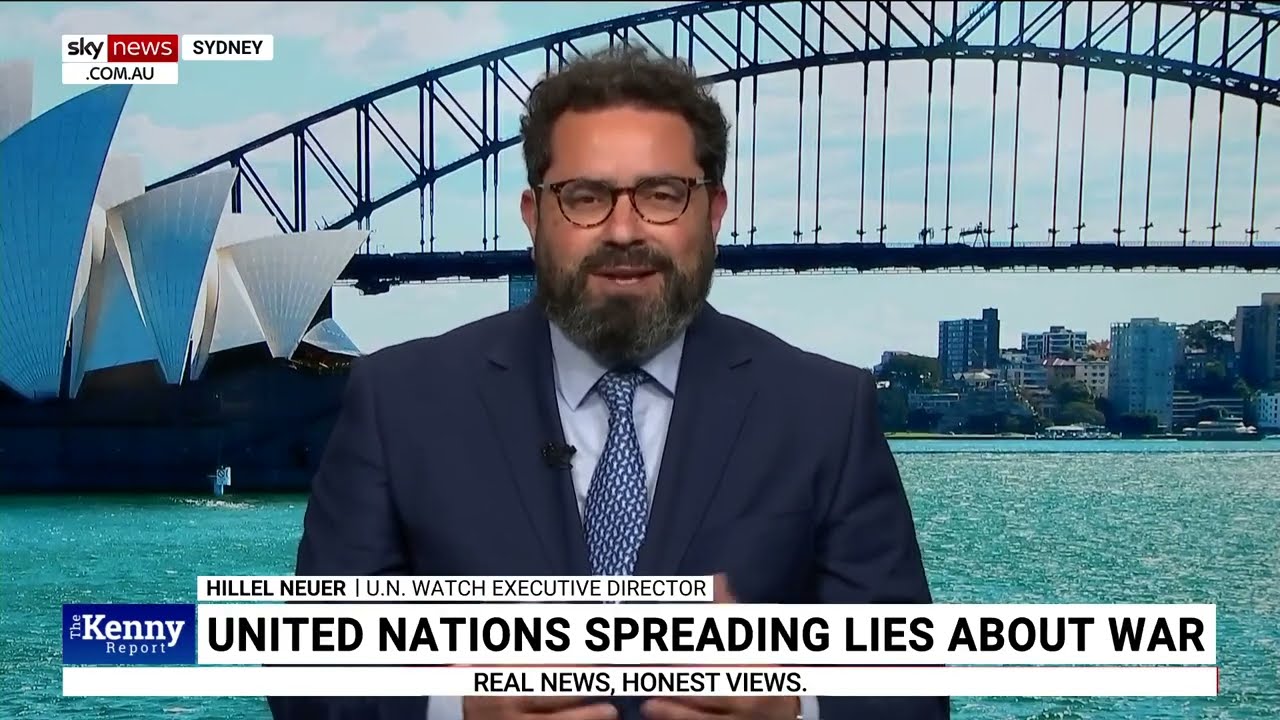 Hillel Neuer on Sky News: Shocking Demand for Lies About Israel in the Media