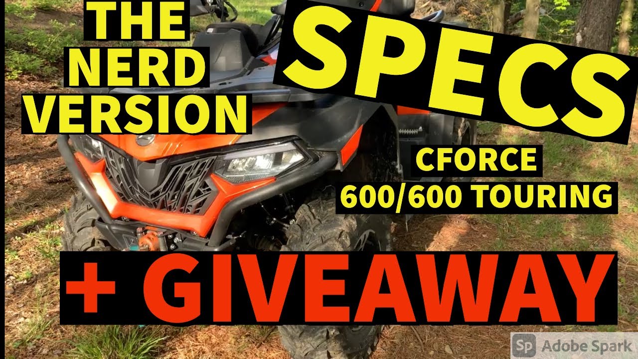 SPECS on the 2021 CForce 600/600 Touring AND GIVEAWAY!