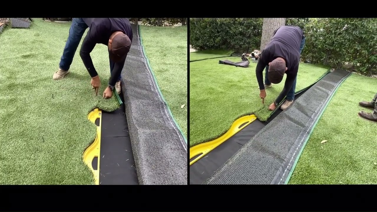 Artificial Turf Installation Using The ProCutta