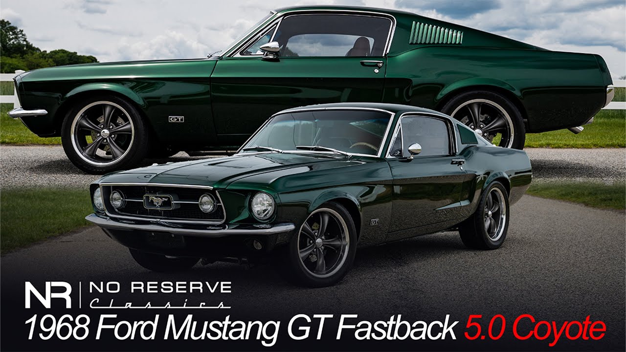 5.0 COYOTE 1968 Ford Mustang GT Fastback - FOR SALE: 18005627815 | www.noreserveclassics.com