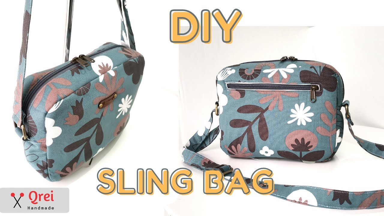 How To Make a Cute Sling Bag | Cara Membuat Tas Selempang Wanita