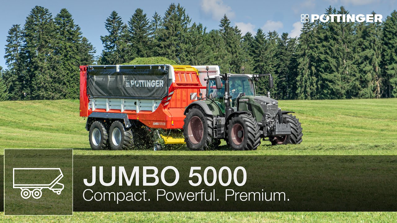 JUMBO 5000 multipurpose rotor loader wagon – Compact. Powerful. Premium. | PÖTTINGER