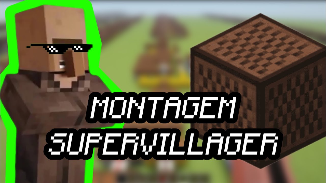MONTAGEM SUPERVILLAGER | note block + villager voice cover 