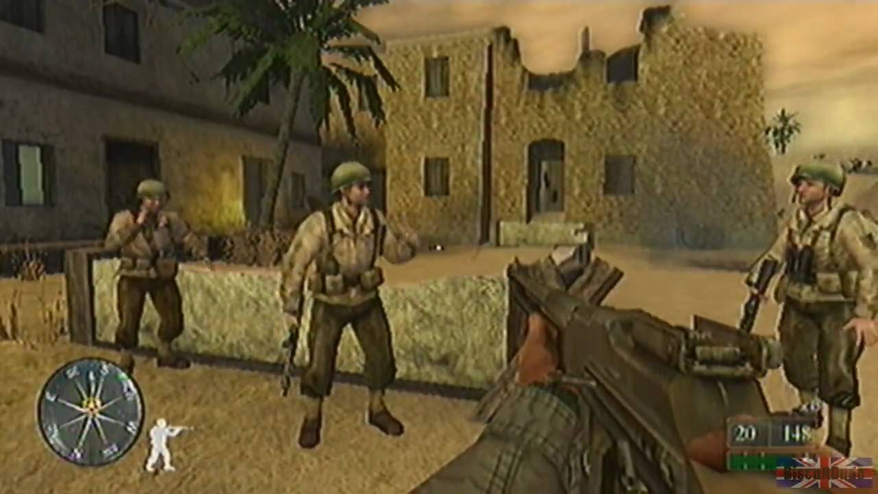 Call of Duty 2 Big Red One - Tunisia, Mission 4 [2/2]