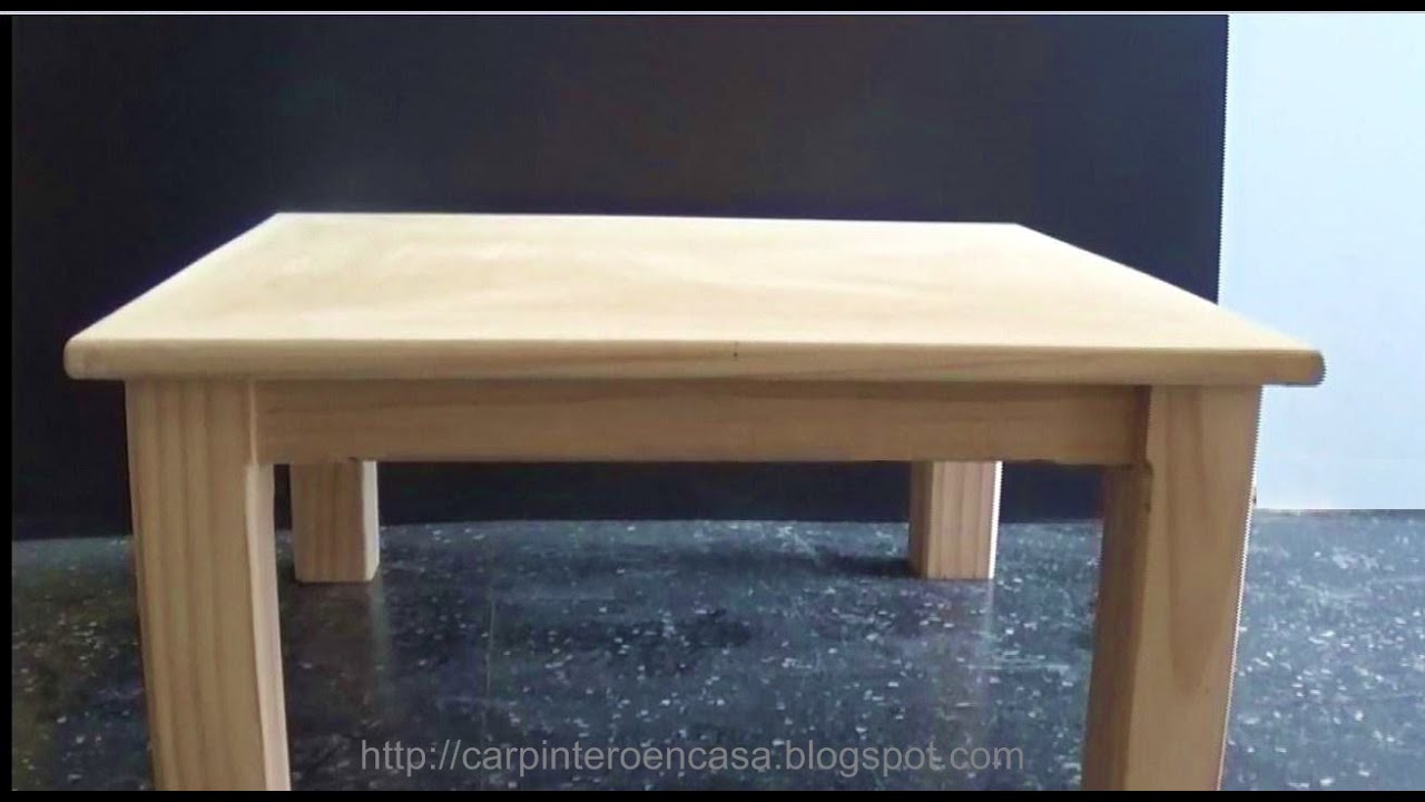 COMO HACER UNA MESA DE MADERA - PARTE 2  - WOODEN TABLE / Juan Carlos Aquila