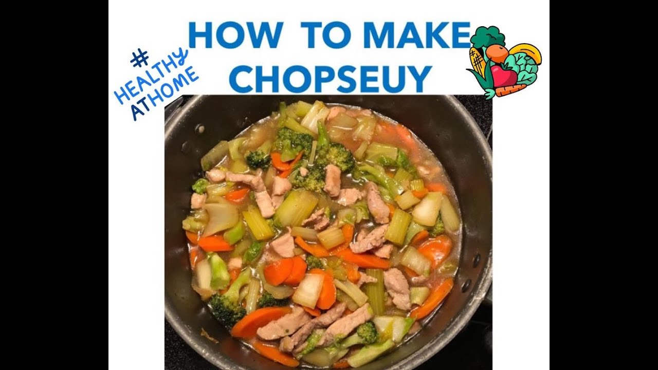 HOW TO MAKE CHOPSEUY VEGETABLE RECIPE | Cecil Bill (Makulay ang Buhay pag may Gulay)