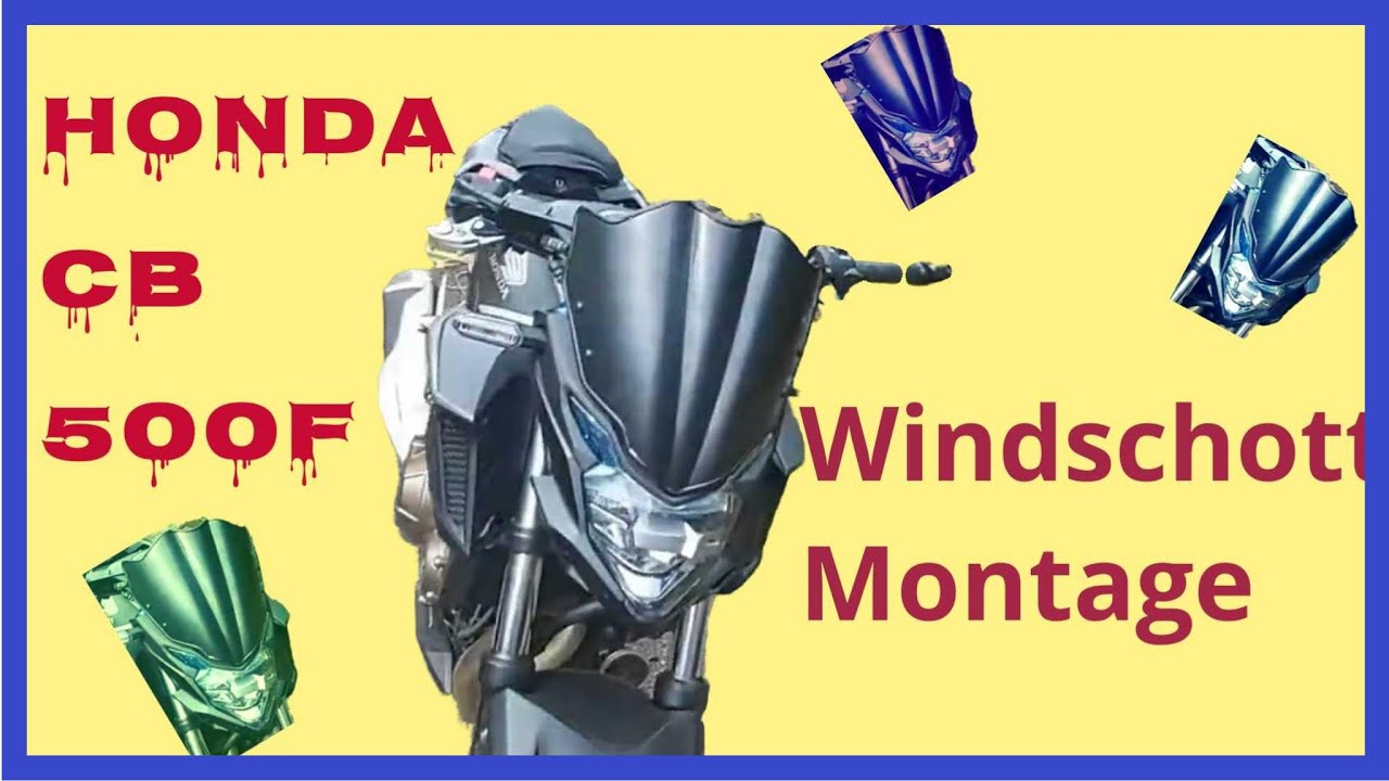 Windschott Montage Honda CB500 F