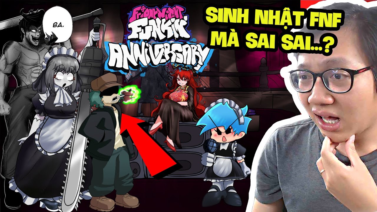Sơn Đù Đấu Anniversary (Garcello, Taki, Daddy, Skid&Pump) Friday Night Funkin' Mod