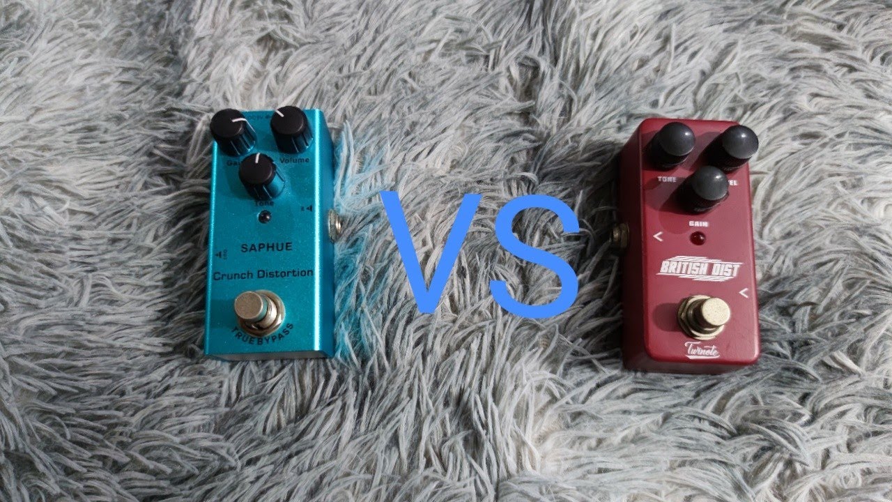 Review Twinote British Dist VS Shapue Crunch Distortion ( Low Budget Pedals Distortion )