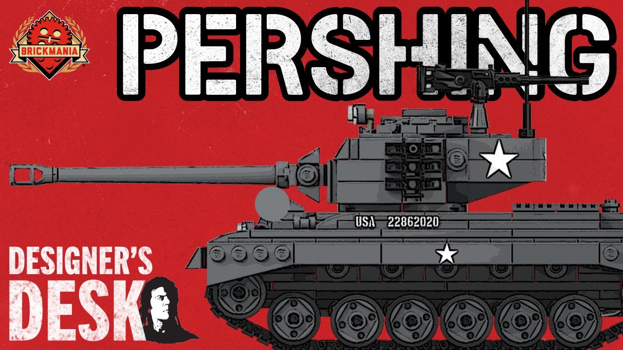 M26 Pershing - WWII Medium Tank - Custom Military Lego - At The Designer’s Desk