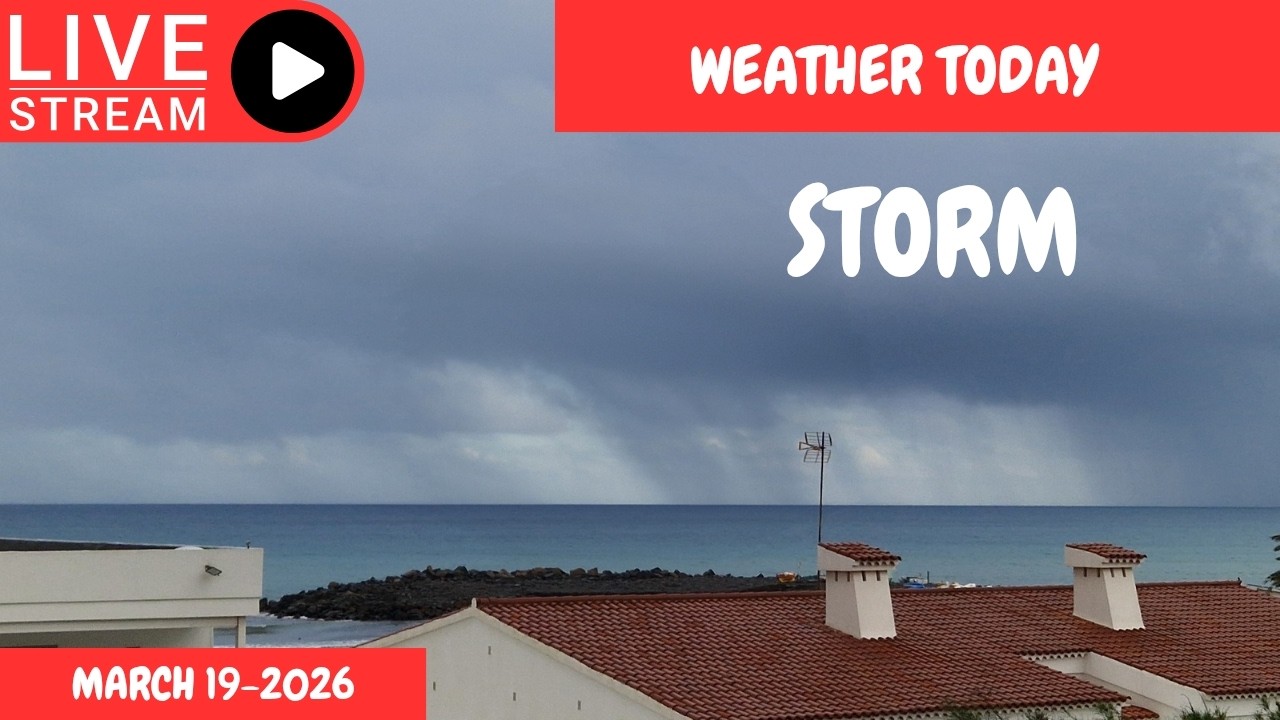 Gran Canaria LIVE 🔴 WEATHER AND STORM TODAY -MARCH 19- 2026