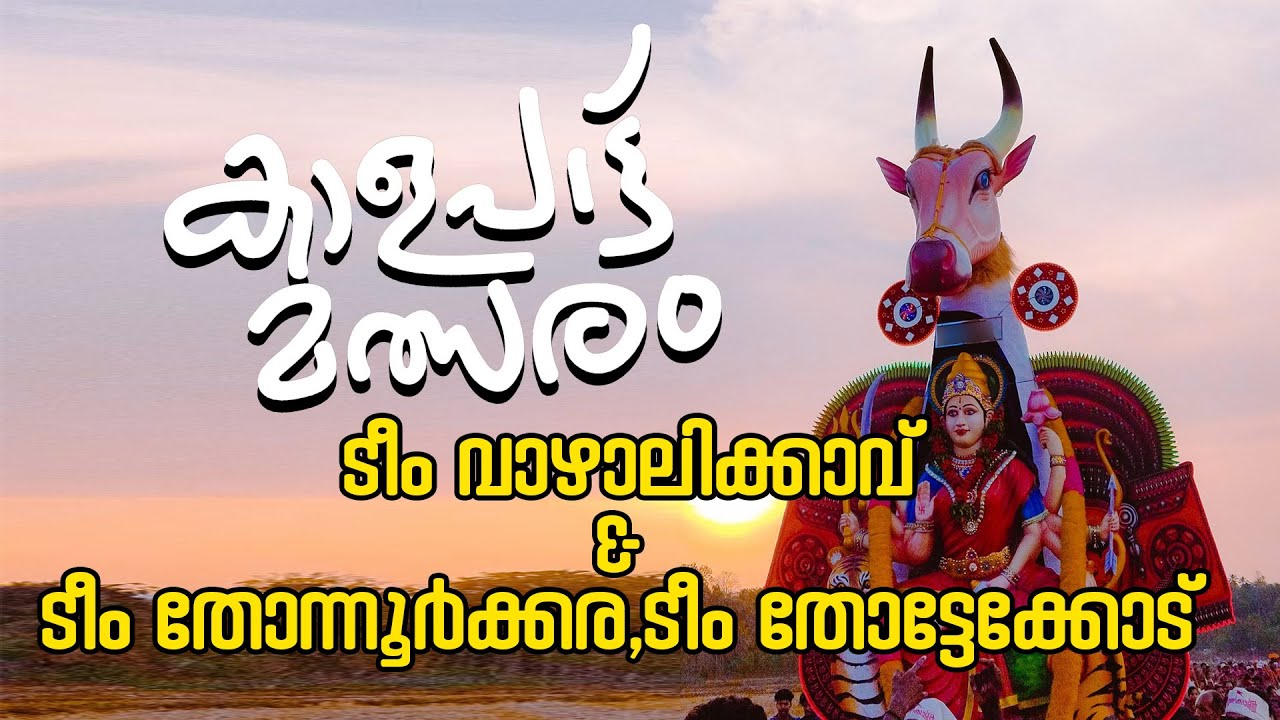 കാളപാട്ട് മത്സരം|ടീം വാഴാലിക്കാവ് & ടീം തോന്നൂർക്കര,ടീം തോട്ടേക്കോട്