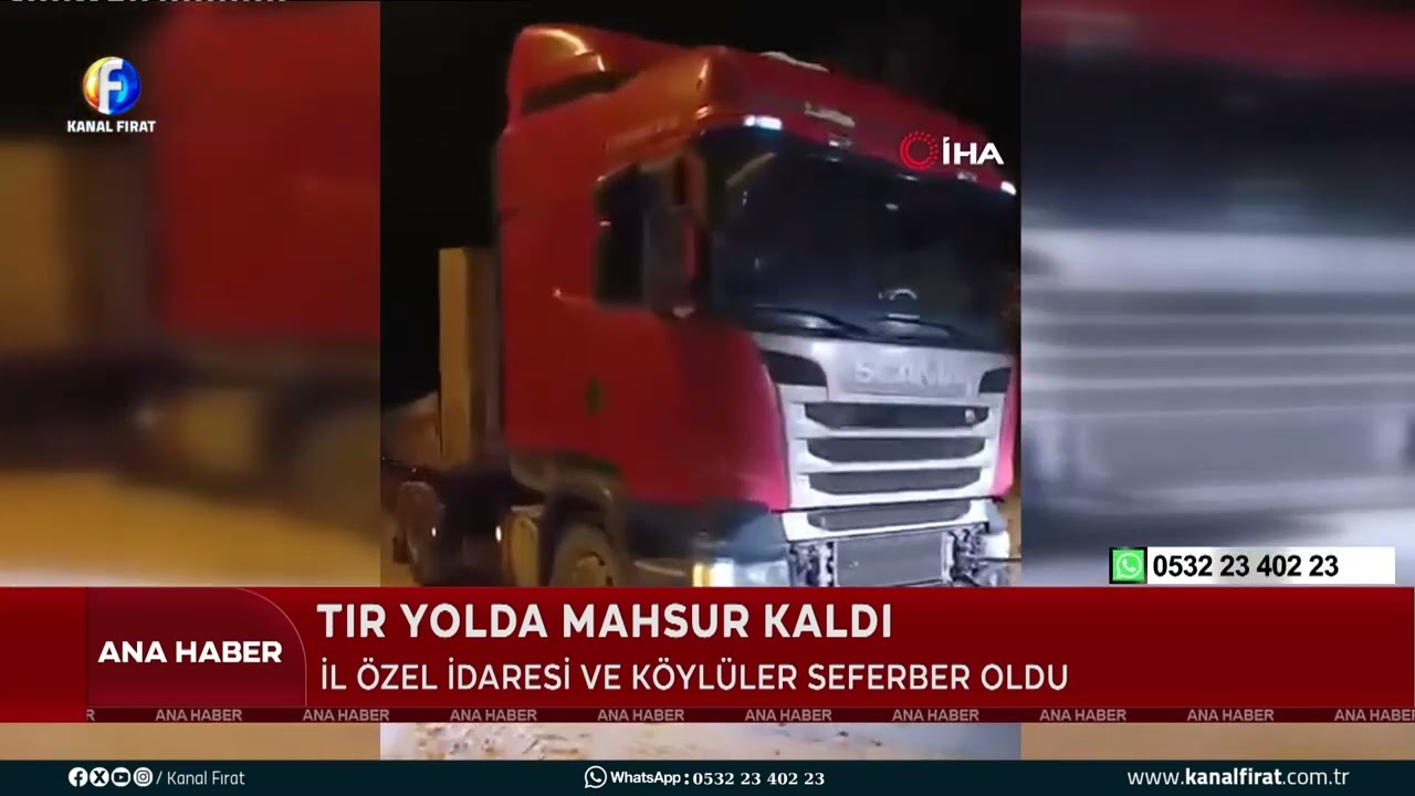 Ana Haber I TIR Yolda Mahsur Kaldı 07 01 2026