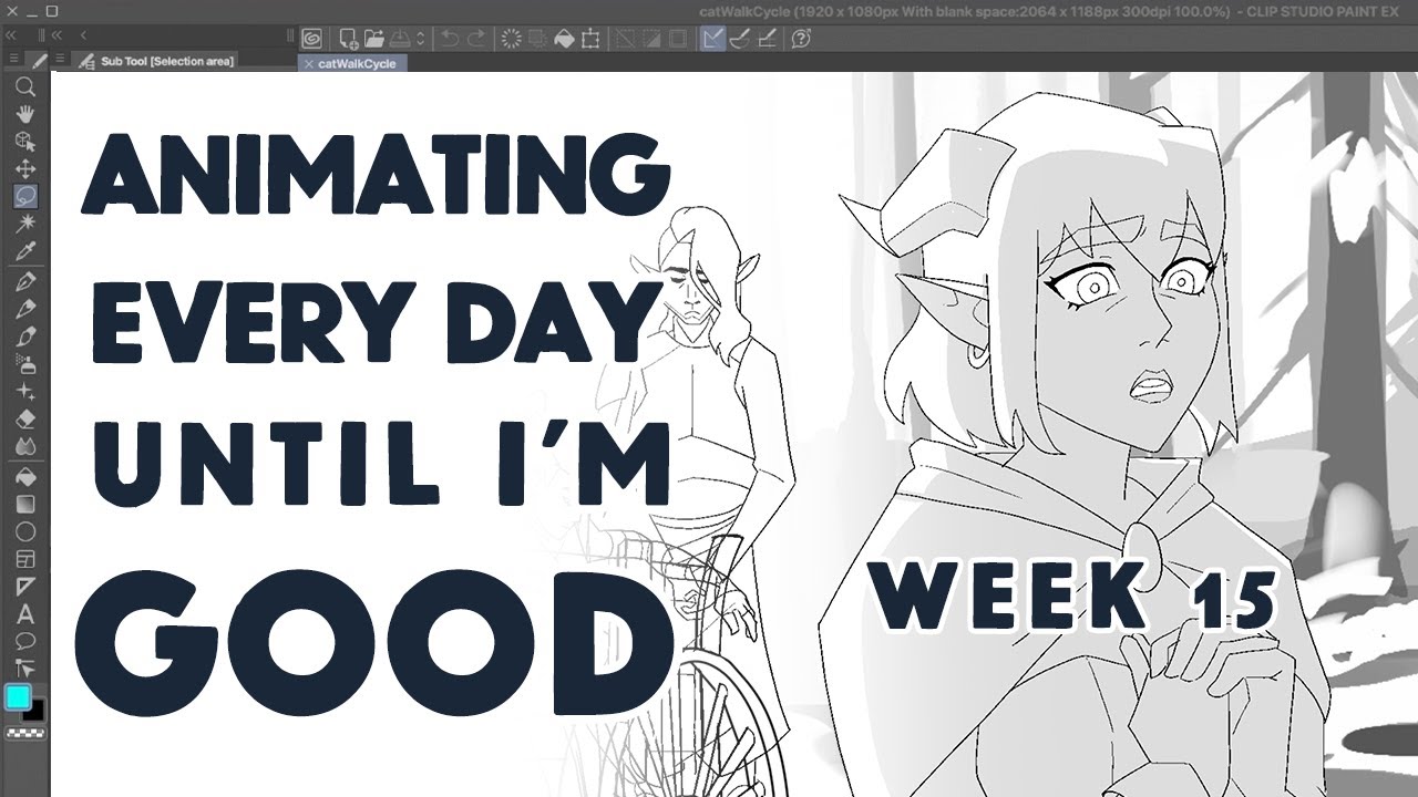Animating Every Day Until I'm Good | Week 15: Animating the Mighty Nein in One Week!