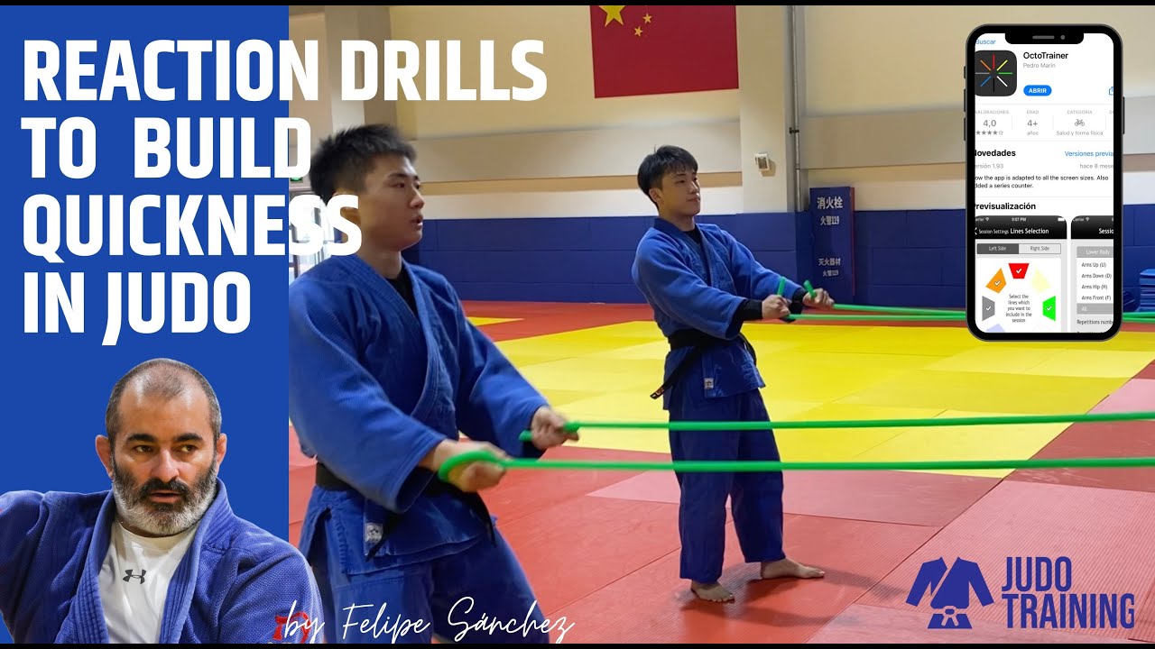 Reaction drills to build quickness in judo