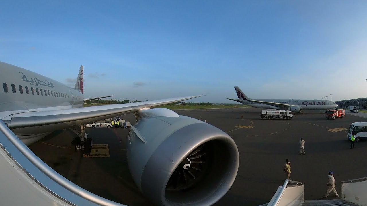 360° Video Qatar Airways Boeing 777 Business Class Airline #Doha Zanzibar Daniel Nelu #TravelVlog 3D