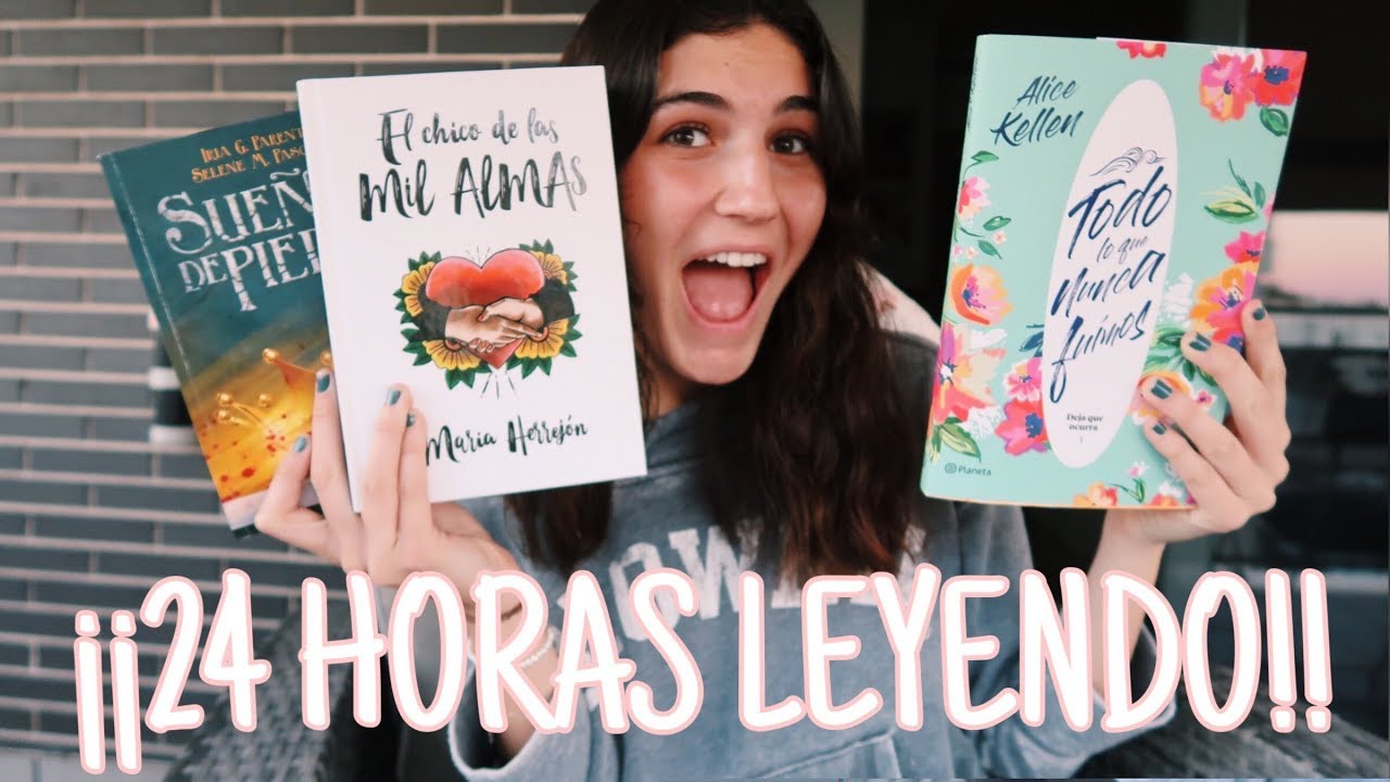 24 HORAS LEYENDO! | ¿Llego a leer 3 libros en un día?