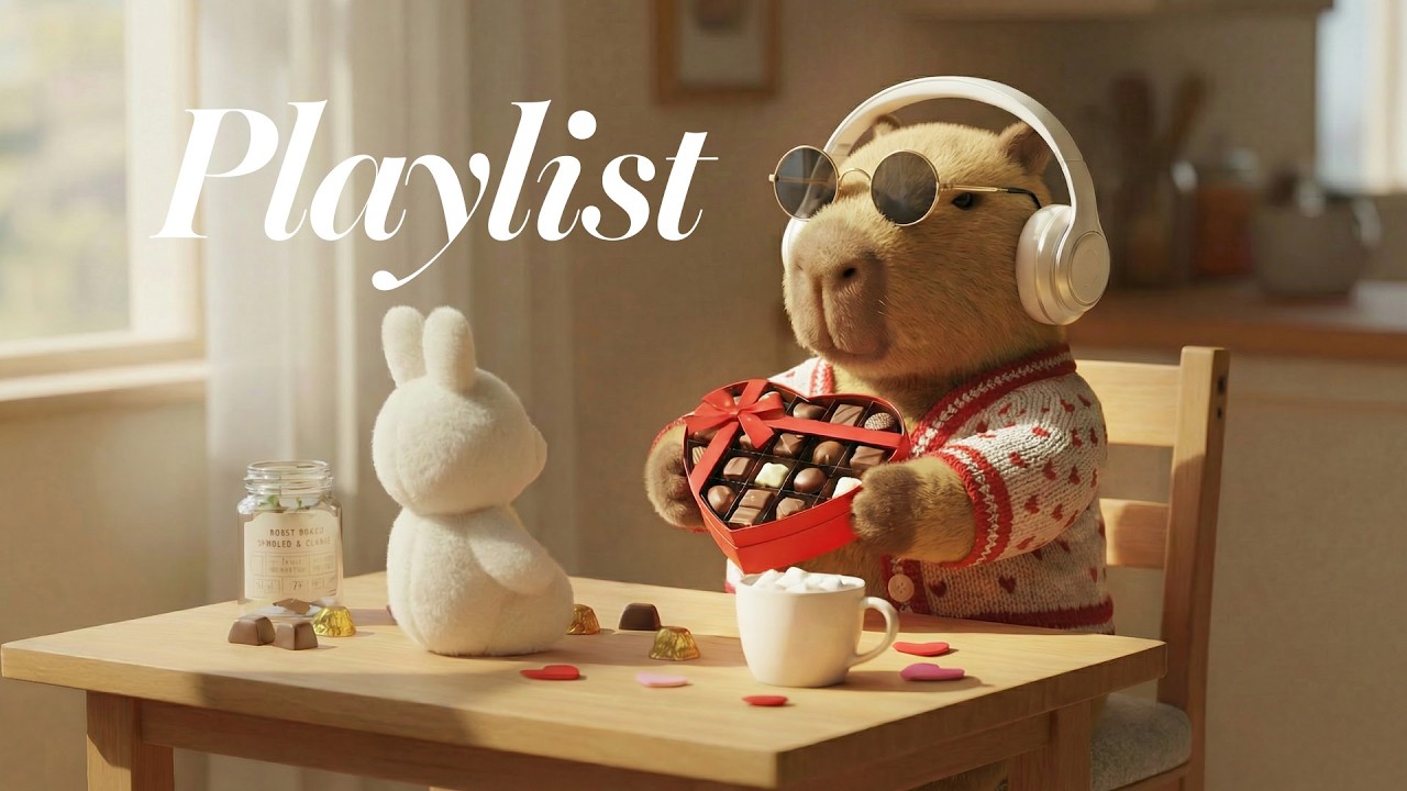 Playlist 🍊발렌타인 데이, 음악 하나로 무드 완성 🎧 | 감성힙합 · JAZZHOP · GROOVE | 매장음악 · 카페 · 작업 · 집중 · 노동요