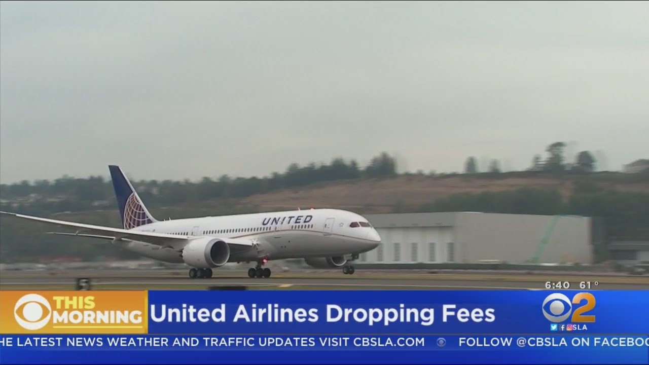 United Airlines Dropping Change Fees