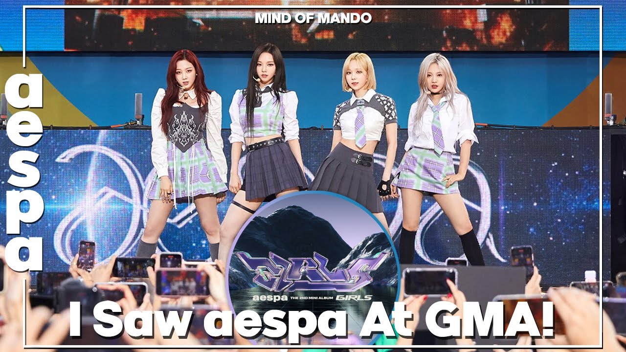 I Saw aespa At GMA In NYC & Lost My Voice 😍 | aespa at GMA Rehearsals & Live Performance