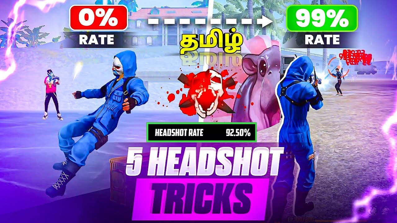 💥 Шанс на выстрел в голову в Free Fire 90%+ 😱 | Настройки выстрелов в голову одним нажатием (Тами...