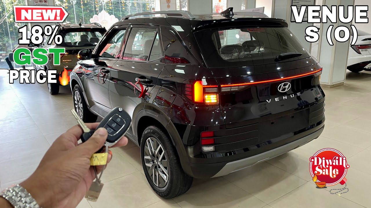 Hyundai Venue S (O) New GST ✅ Price 2025 Venue S Optional Full Details Review & Diwali Offer