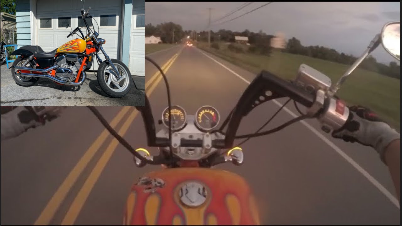 POV 1995 Honda  Magna VF750C Custom Best Motorcycle EVER??? Jardine  exhaust 3rd Gen