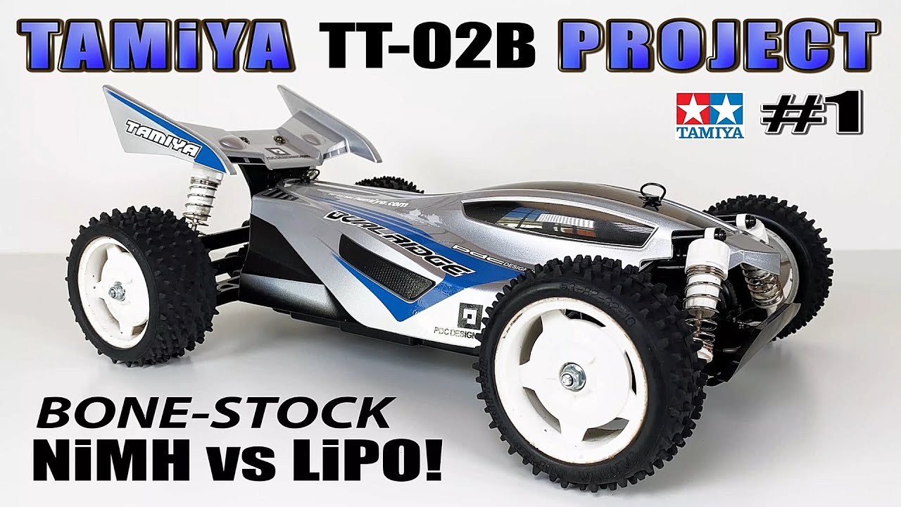 Tamiya TT-02B Project: NiMH vs LiPo Bone-Stock Baseline GPS Speed Test! (Episode 1)