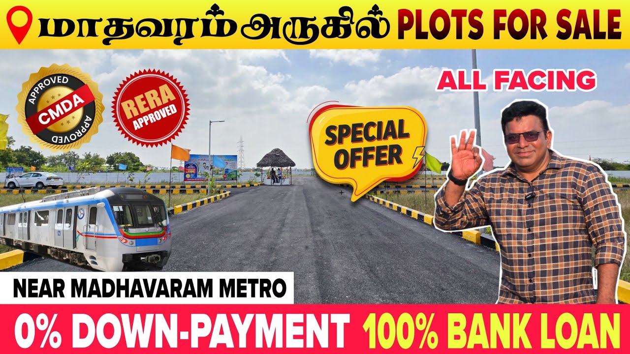 Plots & Villas For Sale in Chennai - Madhavaram #cmda