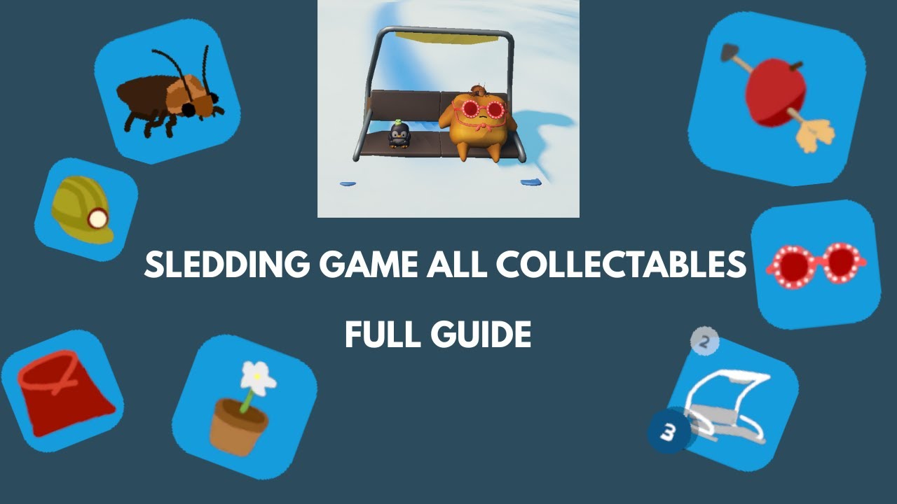 Sledding Game Demo ALL COLLECTIBLES FULL GUIDE