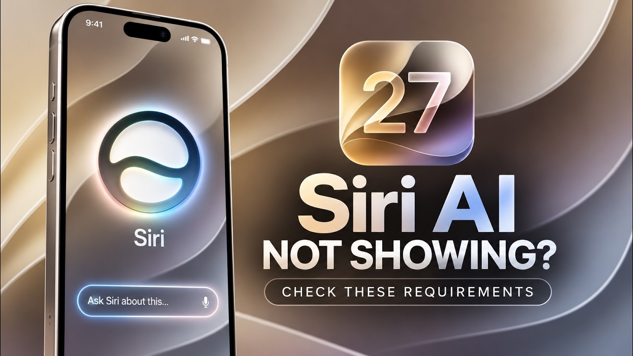 Не работает Siri AI на iPhone? Проверьте эти требования!
