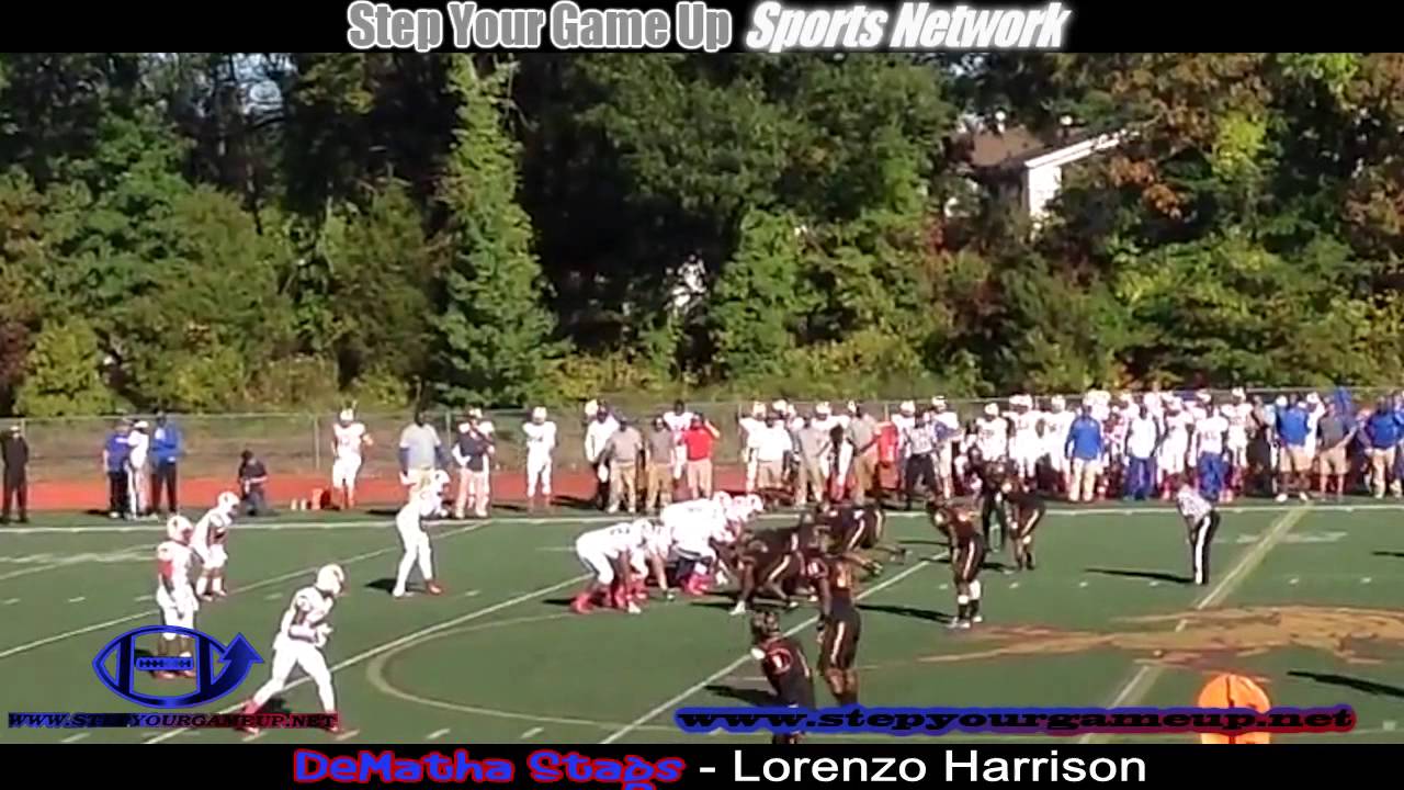 DeMatha's Lorenzo Harrison's 3 TD runs (84, 57, 20 ) vs. McNamara.