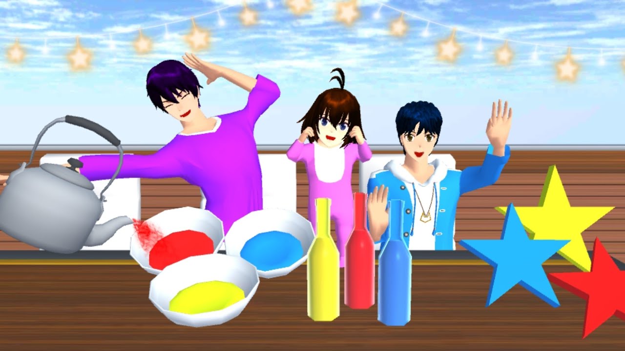 DI AJARIN BIKIN PLAYDOH SAMA OM ASEN | Drama Sakura School Simulator