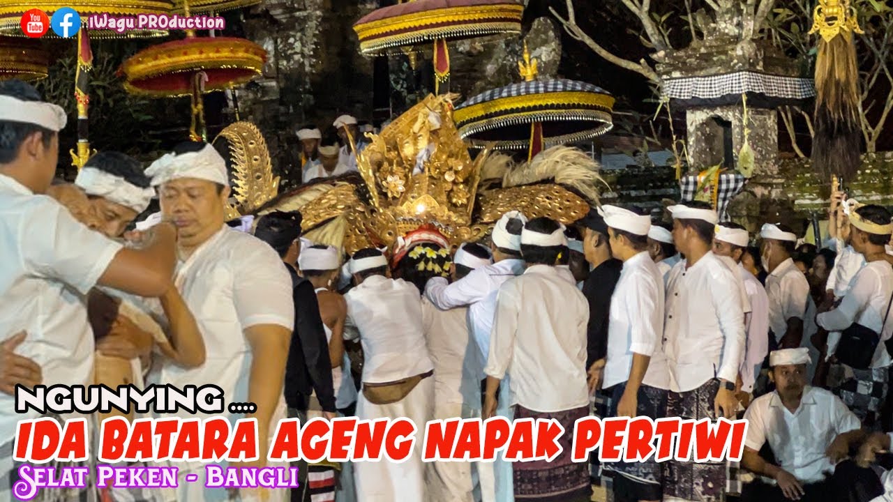 Sesolahan NGUNYING & Ida Sesuhunan Bhatara Ageng Napak Pertiwi | Selat Peken - Bangli